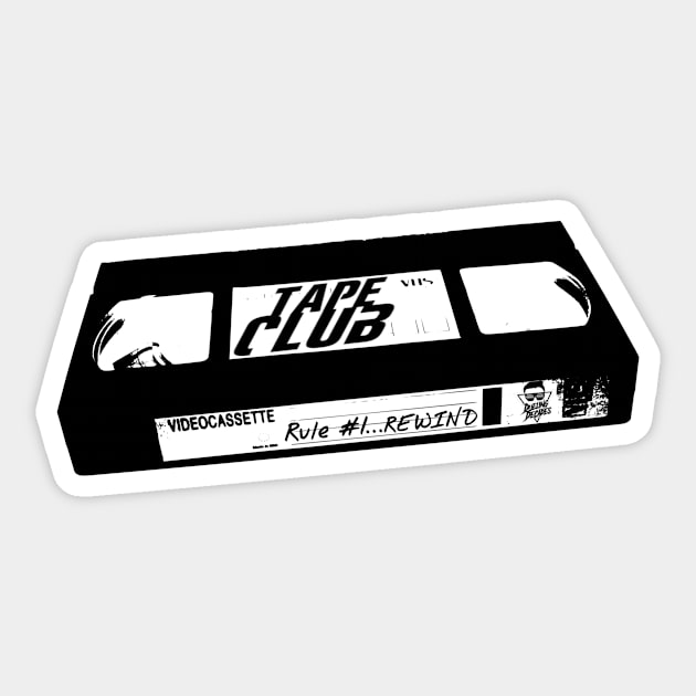 Tape Club - Dueling Decades Sticker by Dueling Decades